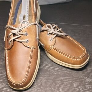 Sperry NEW Men's 10M Brown Leather Boat Shoes!!!